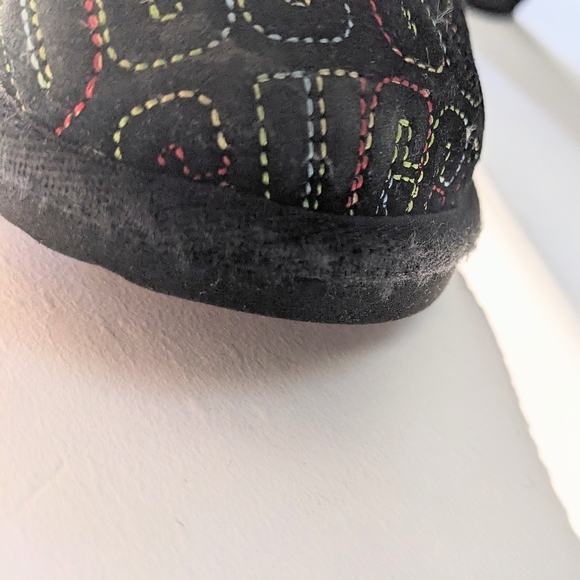 Kids UGGs Black and Multicolor Logo Boots - Picture 3 of 10